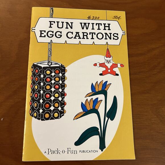 Vintage Pack O Fun Publication Fun With Cartons Retro Kids Activities Book 1967 - Picture 1 of 6